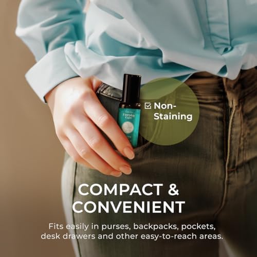 Gya Labs Frankincense & Somali Myrrh Essential Oil Roll On - Convenience - Camping Enthusiasts - Aromatherapy Relief, Cl