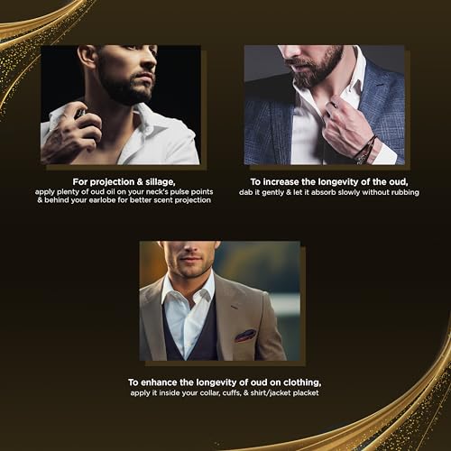 Modern Oud Perfume for Men - Long Lasting Perfume with Oud, Sandalwood, Cardamom, Amber & Lavender Modern Oud Perfume fo