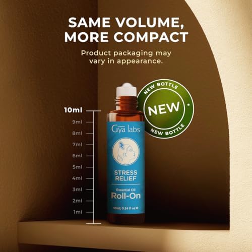 Gya Labs Frankincense & Somali Myrrh Essential Oil Roll On - Convenience - Camping Enthusiasts - Aromatherapy Relief, Cl