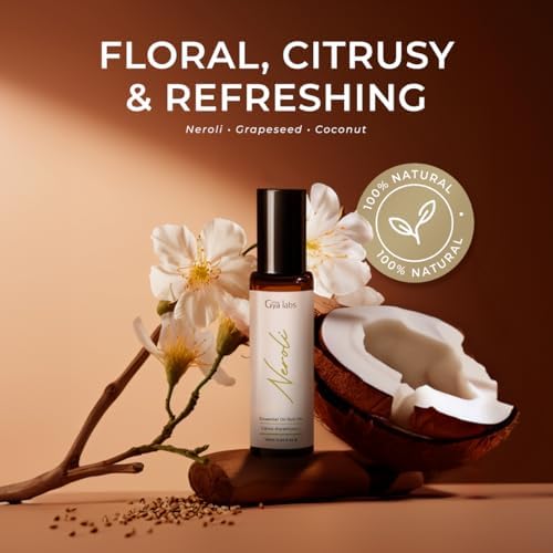 Gya Labs Frankincense & Somali Myrrh Essential Oil Roll On - Convenience - Camping Enthusiasts - Aromatherapy Relief, Cl