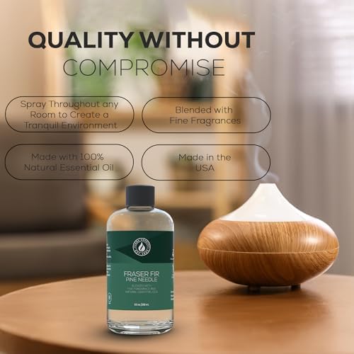 Aroma Country Fraser Fir Christmas Tree Oil - Luxury Essential Oils for Diffuser & Air Freshener - Natural Home Fragranc