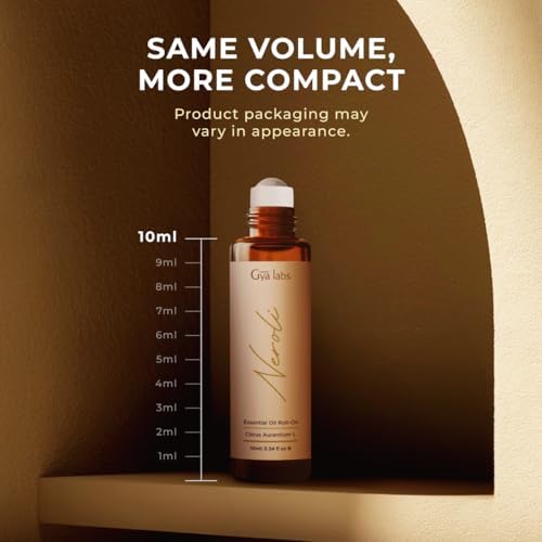 Gya Labs Frankincense & Somali Myrrh Essential Oil Roll On - Convenience - Camping Enthusiasts - Aromatherapy Relief, Cl