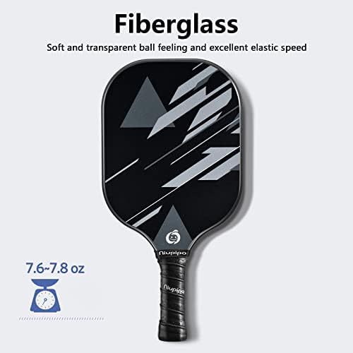 USAPA Approved Lightweight Pickleball Rackets for Casual Players | Durable Fiberglass Surface Picks with Polypropylene