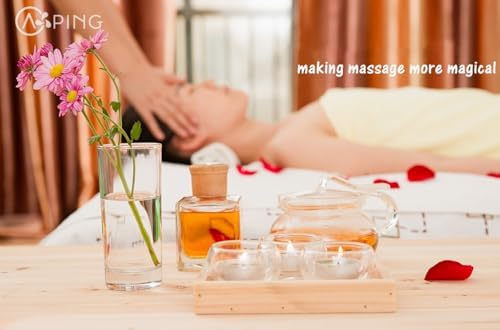 Sandalwood & Clary Sage Essential Oils for Aroma and Spa - 100% Pure Organic Natural Plant Oils, 2x10ML Sandalwood & C