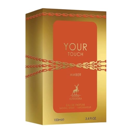 Maison Alhambra Your Touch Amber Aromatic Eau de Parfum Spray for Men Long-Lasting Fragrance Maison Alhambra Your Touc