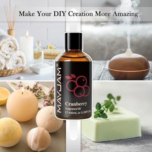 MAYJAM Sandalwood Essential Oil - Pure Fragrance Oil for Diffuser and Soap Candle Making, Ideal for Home and Office, 10