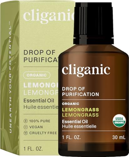 Cliganic Organic Frankincense Essential Oil - Boswellia Serrata, 100% Pure Natural Undiluted, for Stress Relief and Rela
