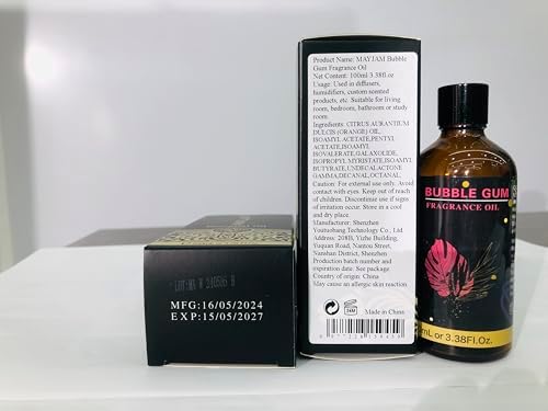 MAYJAM Sandalwood Essential Oil - Pure Fragrance Oil for Diffuser and Soap Candle Making, Ideal for Home and Office, 10