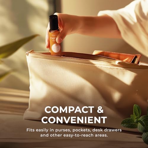 Gya Labs Frankincense & Somali Myrrh Essential Oil Roll On - Convenience - Camping Enthusiasts - Aromatherapy Relief, Cl