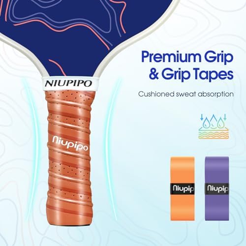 USAPA Approved Lightweight Pickleball Rackets for Casual Players | Durable Fiberglass Surface Picks with Polypropylene