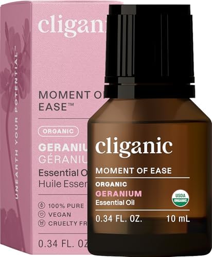 Cliganic Organic Frankincense Essential Oil - Boswellia Serrata, 100% Pure Natural Undiluted, for Stress Relief and Rela
