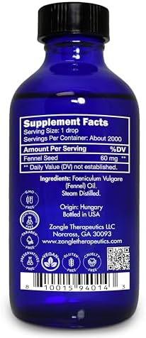 100% Pure Frankincense Essential Oil, Food Grade, for Face and Beauty, by Zongle Therapeutics, 4 OZ | Edible Frankincen