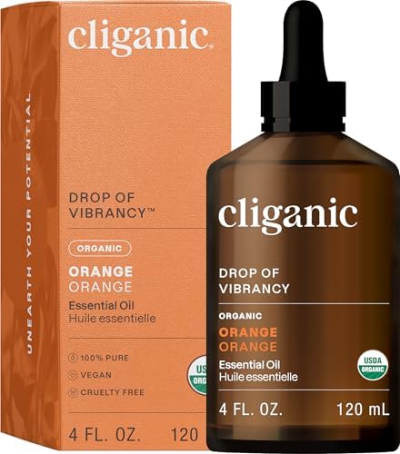 Cliganic Organic Frankincense Essential Oil - Boswellia Serrata, 100% Pure Natural Undiluted, for Stress Relief and Rela