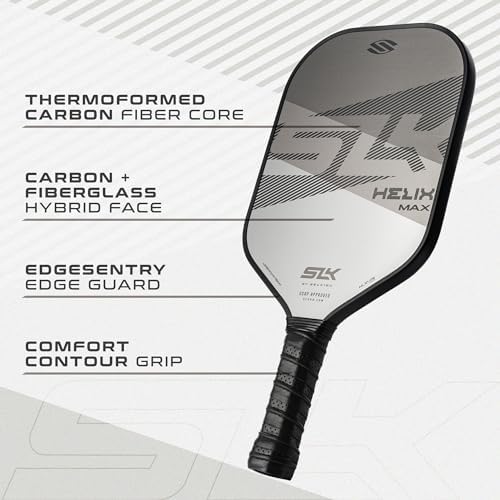 Thermoformed Carbon Fiber Pickleball Paddles for Unmatched Control | Selkirk Sport SLK Helix Pro Pickleball Paddle | Se