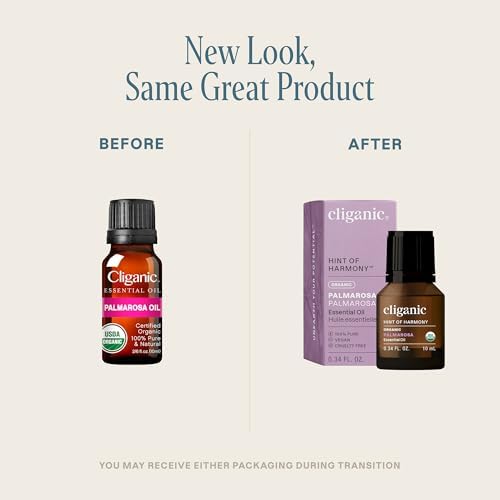 Cliganic Organic Frankincense Essential Oil - Boswellia Serrata, 100% Pure Natural Undiluted, for Stress Relief and Rela