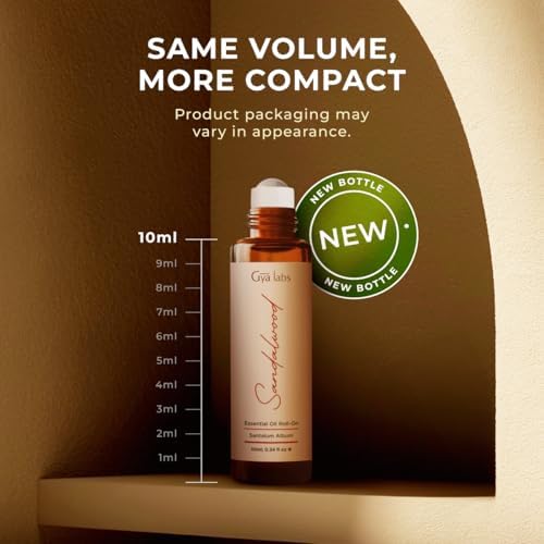 Gya Labs Frankincense & Somali Myrrh Essential Oil Roll On - Convenience - Camping Enthusiasts - Aromatherapy Relief, Cl