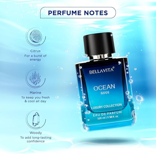 BellaVita Luxury CEO Man Perfume for Men (|38 fl.oz) | Long-Lasting Men's Perfume with Lemon, Lavender, Tonka Vetiver &