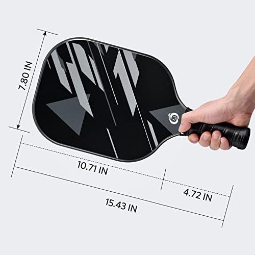 USAPA Approved Lightweight Pickleball Rackets for Casual Players | Durable Fiberglass Surface Picks with Polypropylene
