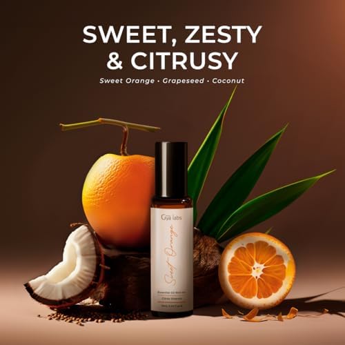 Gya Labs Frankincense & Somali Myrrh Essential Oil Roll On - Convenience - Camping Enthusiasts - Aromatherapy Relief, Cl