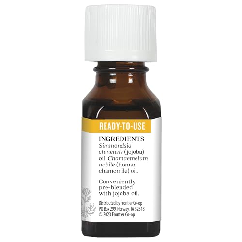 Aura Cacia Sandalwood Essential Oil for Skin Care and Centering Aura Cacia Sandalwood Essential Oil Jojoba Oil 0.5 fl.