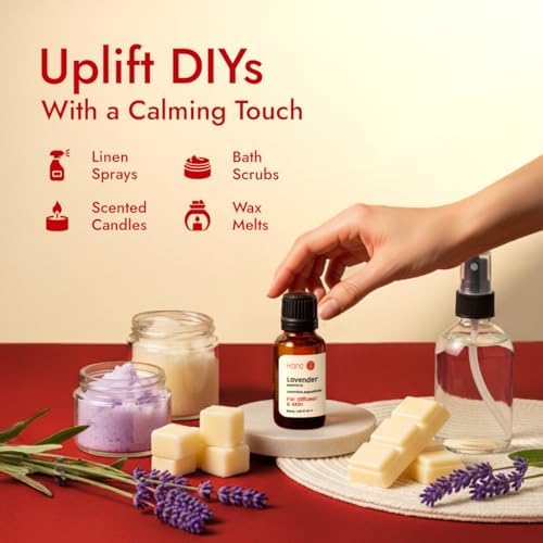 H'ana Sandalwood Essential Oil - 1.02 Fl Oz - for Hair and Skin, Aromatherapy, DIY Soap Making - ClimatePartner Certifie