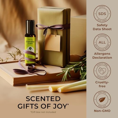 Gya Labs Frankincense & Somali Myrrh Essential Oil Roll On - Convenience - Camping Enthusiasts - Aromatherapy Relief, Cl