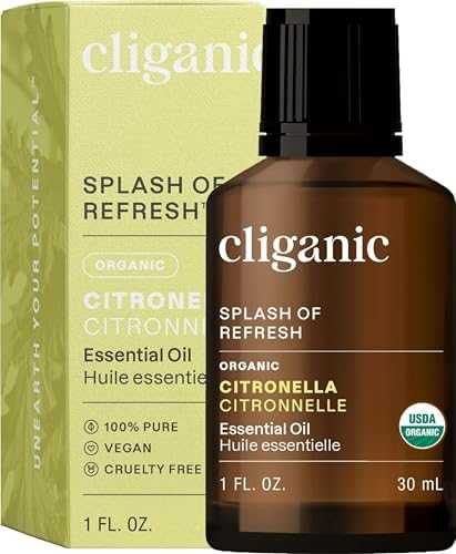 Cliganic Organic Frankincense Essential Oil - Boswellia Serrata, 100% Pure Natural Undiluted, for Stress Relief and Rela