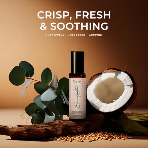 Gya Labs Frankincense & Somali Myrrh Essential Oil Roll On - Convenience - Camping Enthusiasts - Aromatherapy Relief, Cl