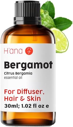 H'ana Sandalwood Essential Oil - 1.02 Fl Oz - for Hair and Skin, Aromatherapy, DIY Soap Making - ClimatePartner Certifie