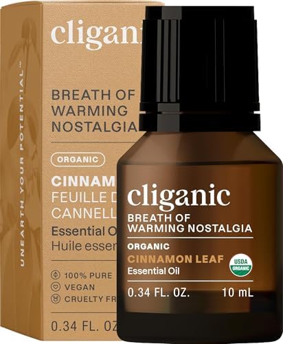 Cliganic Organic Frankincense Essential Oil - Boswellia Serrata, 100% Pure Natural Undiluted, for Stress Relief and Rela