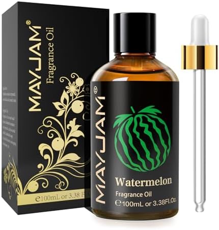 MAYJAM Sandalwood Essential Oil - Pure Fragrance Oil for Diffuser and Soap Candle Making, Ideal for Home and Office, 10