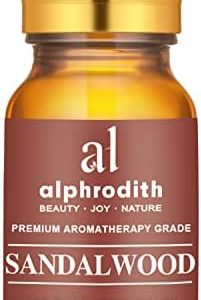 Indian Sandalwood Essential Oil for Diffuser, Relaxing Atmosphere, Premium Quality 10ml Indian Sandalwood Essential Oi