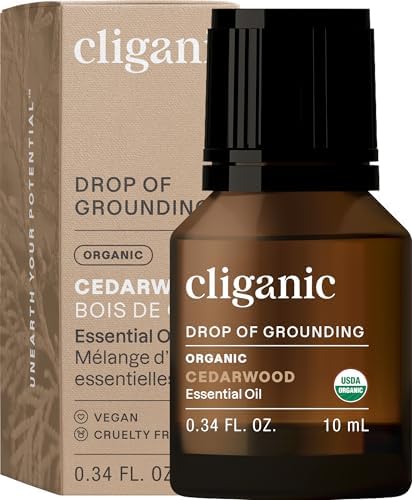 Cliganic Organic Frankincense Essential Oil - Boswellia Serrata, 100% Pure Natural Undiluted, for Stress Relief and Rela