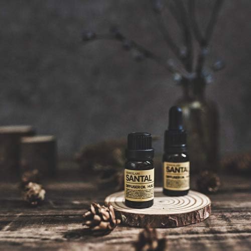 Santal Diffuser Oil Amber Coco Vanilla Cedar Sandalwood Musk for Home Fragrance Projects(.33 oz/10 ml) Santal Diffuser