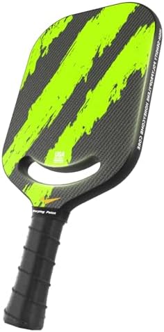 Warping Point Ascent Carbon Fiber Pickleball Racket for Swing Speed and Maneuverability | Aero Throat Carbon Fiber Pick