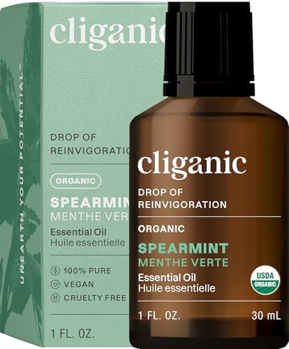 Cliganic Organic Frankincense Essential Oil - Boswellia Serrata, 100% Pure Natural Undiluted, for Stress Relief and Rela