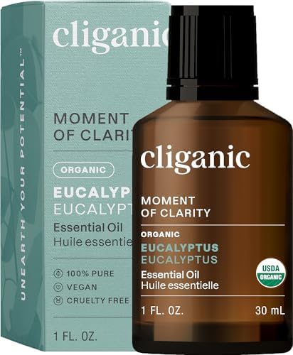 Cliganic Organic Frankincense Essential Oil - Boswellia Serrata, 100% Pure Natural Undiluted, for Stress Relief and Rela