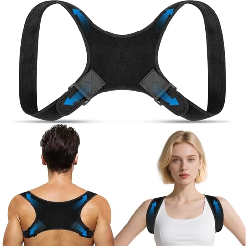 Posture Corrector Bionic System Back Brace forMen and Women | Adjustable Upper Back Support Posture Brace for Men and W