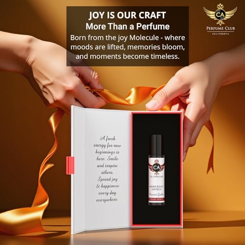 CA Perfume Unisex Gentle Fluidity Gold Fragrance Oil for Women & Men Travel Size TSA Ready Mini Parfum Body Oil Roll-on