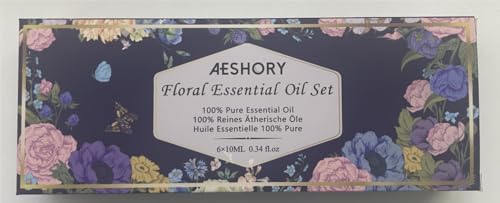 Woody Essential Oils Set for Candle Making & Diffuser - 6x10ML Teakwood, Sandalwood, Cedarwood, Cypress, Forest Pine, F