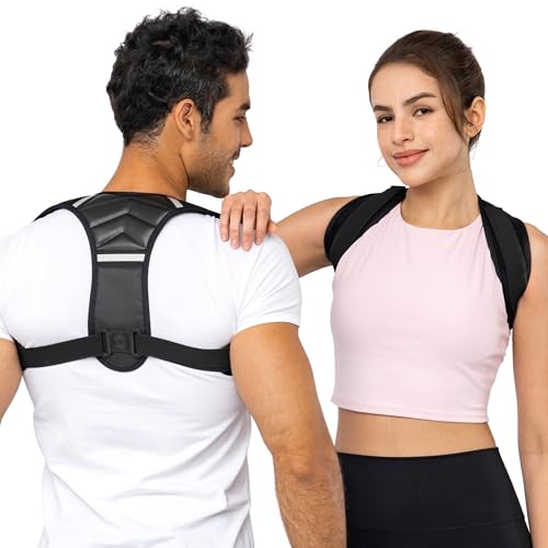 Benoo Back Posture Corrector for Women & Men: Comfortable & Adjustable Back Brace to Improve Posture & Relieve Back Pain