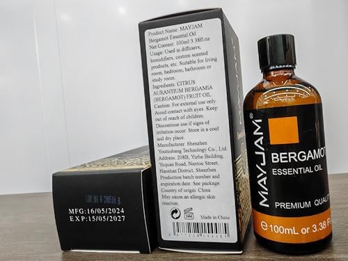 MAYJAM Sandalwood Essential Oil - Pure Fragrance Oil for Diffuser and Soap Candle Making, Ideal for Home and Office, 10