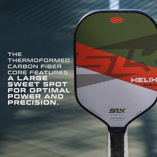 Thermoformed Carbon Fiber Pickleball Paddles for Unmatched Control | Selkirk Sport SLK Helix Pro Pickleball Paddle | Se