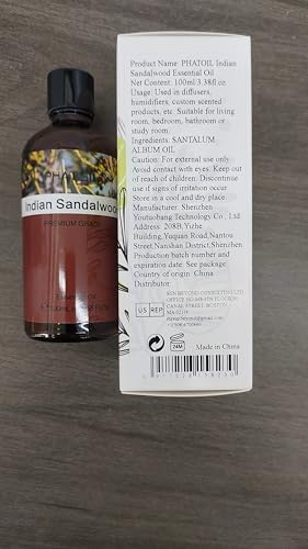 PHATOIL Australian Sandalwood Essential Oil |38Fl Oz for Hair Care and Body Skin Care | PHATOIL Australian Sandalwood E