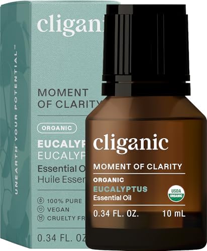 Cliganic Organic Frankincense Essential Oil - Boswellia Serrata, 100% Pure Natural Undiluted, for Stress Relief and Rela