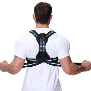 Adjustable Back Brace for Back, Neck and Shoulder Pain Relief - Posture Corrector for Men and Women | Scoliosis, Hunchb