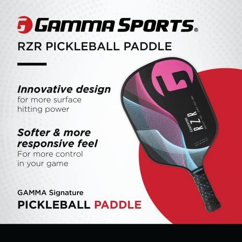 GAMMA Pickleball Paddles for Men & Women - Additional Power & Control, Honeycomb Grip, USAAPA Approved | GAMMA USA Made