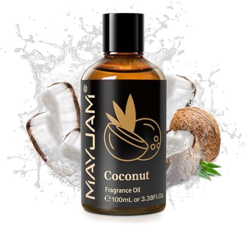 MAYJAM Sandalwood Essential Oil - Pure Fragrance Oil for Diffuser and Soap Candle Making, Ideal for Home and Office, 10