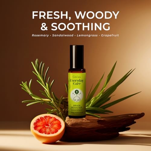 Gya Labs Frankincense & Somali Myrrh Essential Oil Roll On - Convenience - Camping Enthusiasts - Aromatherapy Relief, Cl