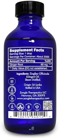 100% Pure Frankincense Essential Oil, Food Grade, for Face and Beauty, by Zongle Therapeutics, 4 OZ | Edible Frankincen